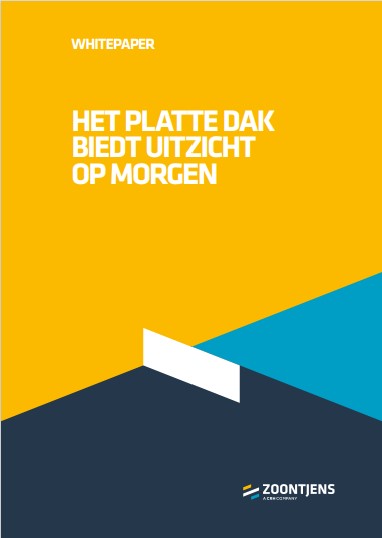 Het platte dak biedt uitzicht op morgen